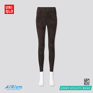 优衣库 女装 AIRism印花柔软紧身裤 424641 UNIQLO