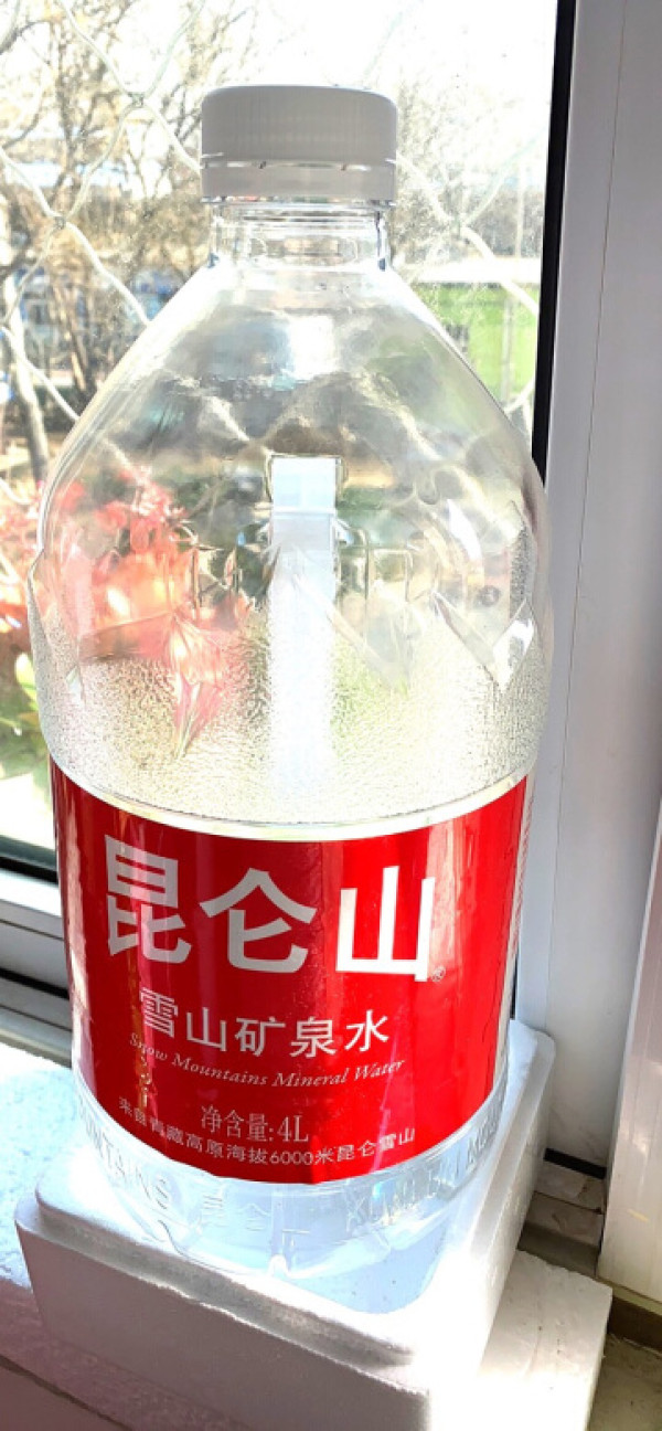 昆仑山高端矿泉水4l4桶箱饮用水天然矿泉水桶装整箱家庭装