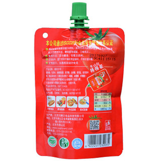 天山红 番茄沙司 意大利面酱 寿司汉堡专用 调味酱料120g*3袋