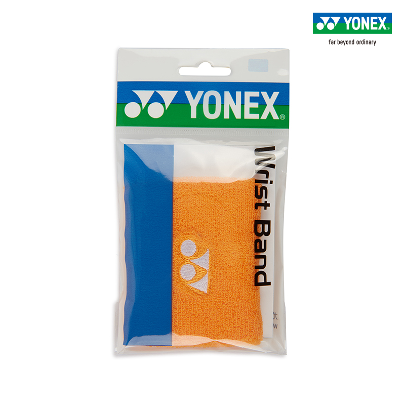 YONEX/尤尼克斯官网 AC019CR 运动吸汗护腕护具yy 浅橙色