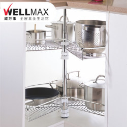 WELL MAX 威万事 橱柜双层转角拉篮 270度 800柜体
