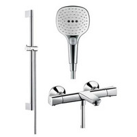 Hansgrohe 汉斯格雅 飞雨方形恒温花洒套装