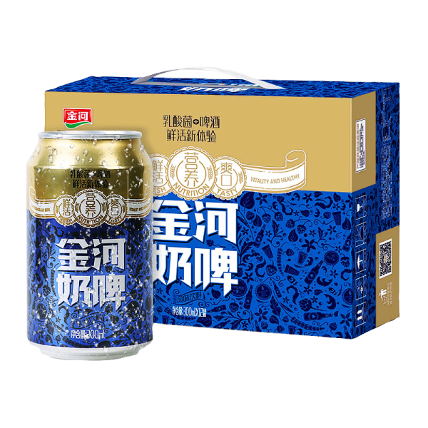 金河奶啤300ml6瓶