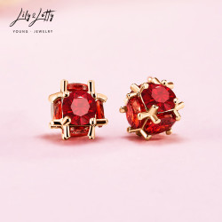 Lily&Lotty LLEAC2619 幸运石榴耳钉