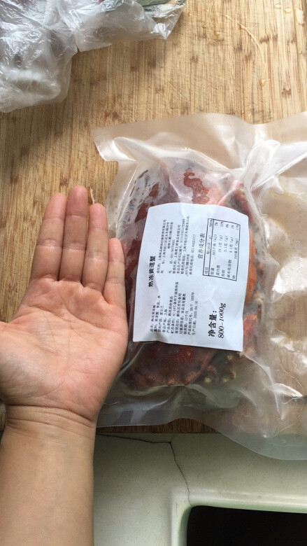 
总共买了3只，个头确实还挺大，今天吃了