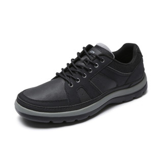 Rockport 乐步 男士牛皮革休闲运动鞋 CG9005 黑色 42.5