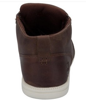 Timberland 添柏岚 Fulk LP Chukka 男士真皮休闲鞋 Dark Brown UK 7.5