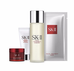 SK-II 畅销体验套装（神仙水75ml+大红瓶霜15ml+洁面乳20ml+前男友面膜1片）