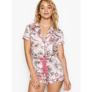 商品维密周冬雨同款 舒适缎面家居外穿连体衣女士睡衣套装tm 11167615