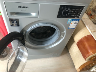 siemens西门子iq100系列wm12l2e88w滚筒洗衣机8kg银色