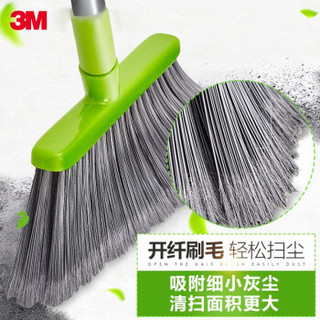 3M 思高易扫净扫把套装 笤帚扫帚簸箕组合家用 刷毛开纤易清扫 传统拖把+簸箕套装