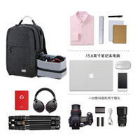 火柴人 MatchstickMen CX1013 双肩摄影数码单反相机包 笔记本商务背包时尚多功能包