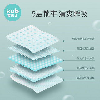 kub 可优比 产妇卫生巾计量式产褥期专用产后出血量称重裤型共6片