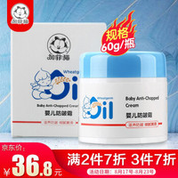 加菲猫 婴儿防皴霜宝宝润肤霜儿童保湿面霜秋冬补水润肤护肤品 婴儿防皴霜*1
