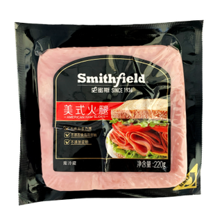 史蜜斯 美式猪肉火腿片 220g*3袋