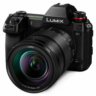 Panasonic 松下 LUMIX S1 全画幅 微单相机 黑色 S 24-105mm F4.0 变焦镜头  单头套机