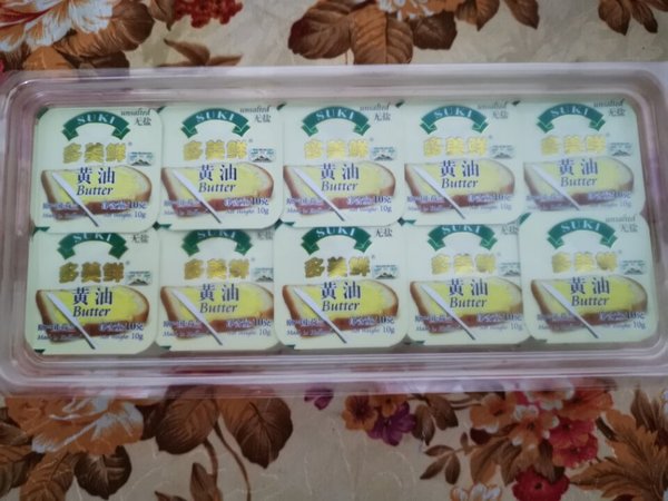 
这个黄油每个独立包装很方便
