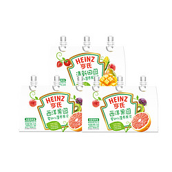 Heinz 亨氏 宝宝辅食果泥吸吸袋 9袋