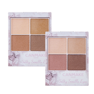 CANMAKE/井田新品日本舒芙蕾四色眼影盘大地色闪粉珠光防水初学者
