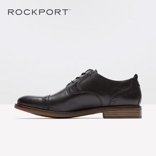 Rockport/乐步男鞋商务正装皮鞋秋季真皮青布洛克皮鞋男CH0027