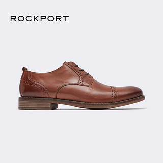 Rockport/乐步男鞋商务正装皮鞋秋季真皮青布洛克皮鞋男CH0027