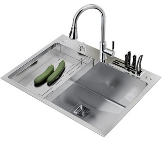 箭牌洗菜盆厨房不锈钢水池水槽 单槽