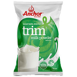 安佳（Anchor）成人脱脂奶粉 1kg/袋 进口奶粉