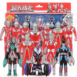 ULTRAMAN 咸蛋超人 玩具套装 9个超人+3个怪兽