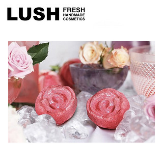 LUSH岚舒官方正品 玫瑰呵宠七夕限定组合 精油养生泡澡球两件装