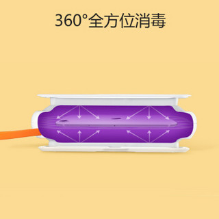 九阳 Joyoung 充电式便携紫外线厨具消毒器  文具消毒器 文具盒  口罩消毒 手机消毒XD-U140