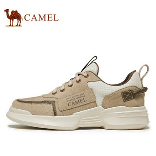 骆驼（CAMEL） 百搭轻盈运动复古户外休闲鞋潮型男 A032307980 沙/咖 38