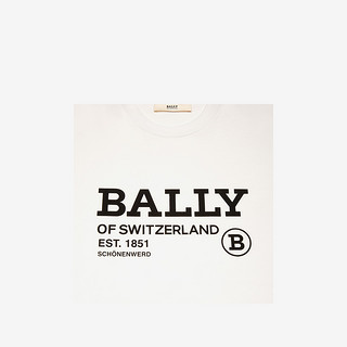 Bally/巴利2020新款男士白色棉质上衣T恤6235786