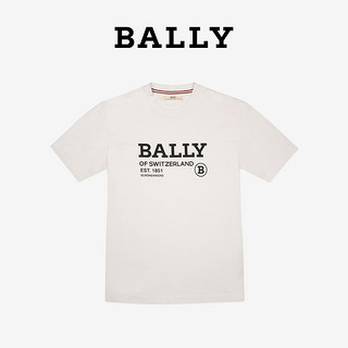 Bally/巴利2020新款男士白色棉质上衣T恤6235786