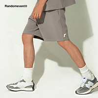 Randomevent（5EED）绒面标签宽松重磅肌理短裤