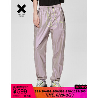 【inxxstreetlab】inxx sports 潮牌休闲裤男春宽松纯色长裤SI9123A104 紫色 XL