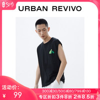 UR2020春夏新品男装时尚活力印花无袖T恤背心MV15S4CE2000