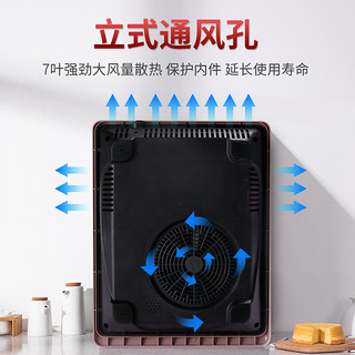 Triangle/三角牌触摸屏多功能电磁炉家用电池炉炒菜2200W PX-22B