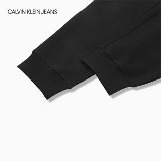 CK JEANS 2020秋冬新款 男装胶印LOGO合身版休闲裤 J317607 BEH-黑色 S