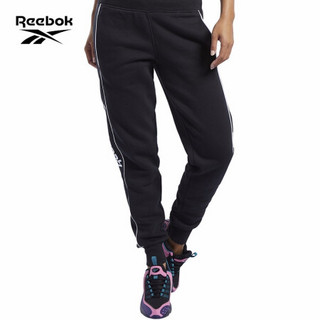 Reebok运动经典 CL F LINEAR PANTS女子休闲长裤 GJR59 FK2788_黑色 A/L