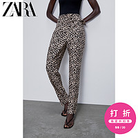 ZARA【打折】女装 动物纹印花裤 02753026051