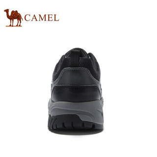 骆驼（CAMEL） 户外登山鞋男耐磨网面鞋防滑透气徒步鞋 A032026845 黑/灰 38