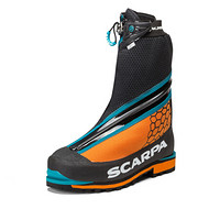 SCARPA 登山鞋男鞋 PHANTOM 幻影技术 新版高海拔攀登鞋 防水保暖攀冰鞋 黑拼橙 45