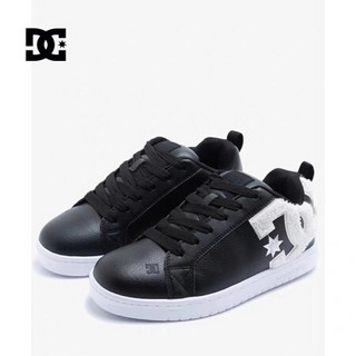 DCSHOECOUSA COURT GRAFFIK LITE dc板鞋男女运动面包鞋DM194602 黑色-BWT 37