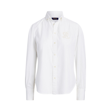 拉夫劳伦RALPH LAUREN 拉尔夫·劳伦 女士长袖衬衫 WMPOSHTN6820091 白色 M