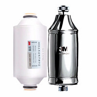 3M 家用沐浴净水器SFKC01-CN1套装 沐浴净化器+滤芯套装