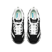 Skechers斯凯奇女鞋熊猫鞋复古老爹鞋 松糕运动鞋11959黑色/白色/BKW 36