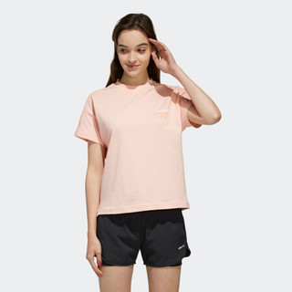 阿迪达斯官方 adidas neoSS TEE CLR女子T恤FH9323 朦胧珊瑚粉 A/XL(170/96A)