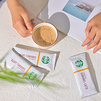 STARBUCKS 星巴克 速溶咖啡卡布奇诺拿铁2盒8袋精品即溶咖啡饮品