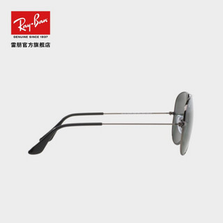 RayBan雷朋太阳镜蛤蟆飞行员形偏光开车司机镜0RB3025 004/58枪色镜框绿色镜片 尺寸58