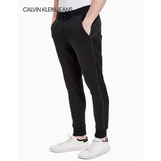 CK JEANS 2020秋冬款 男装Logo运动休闲裤 J315348 BAE-黑色 S